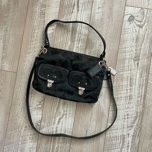 COACH black crossbody purse
